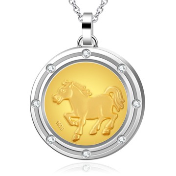 KATROY・金飾・項鍊・十二生肖・馬肖・馬到成功