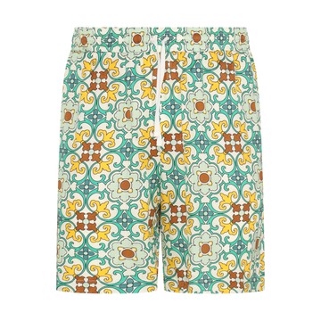 Drole De Monsieur - Green Cotton Faience Shorts