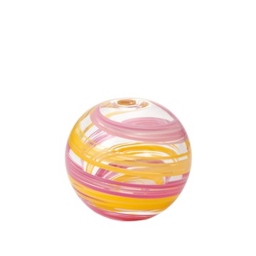 日本津輕 手作彩手鞠花瓶-櫻風