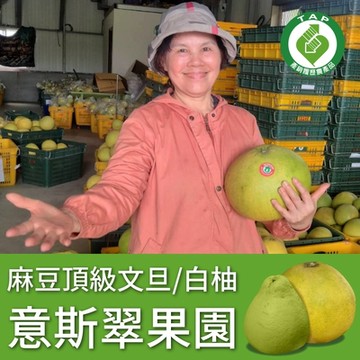 【十翼饌選果】意斯翠果園 麻豆頂級文旦柚10斤/箱x1(產銷履歷/產地直送)