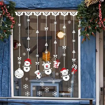 時尚壁貼-聖誕雪人吊飾