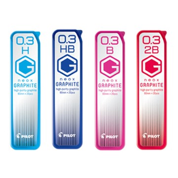 pilot百樂 hrf-3g 0.3 超級g自動鉛筆筆芯 自動筆芯 自動鉛筆芯 1入5個