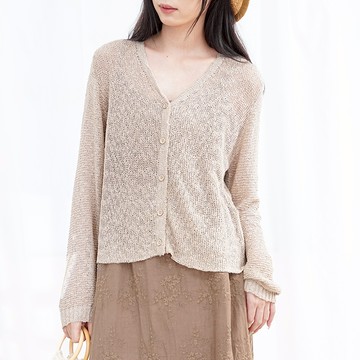 V領短款披肩外搭上衣100641