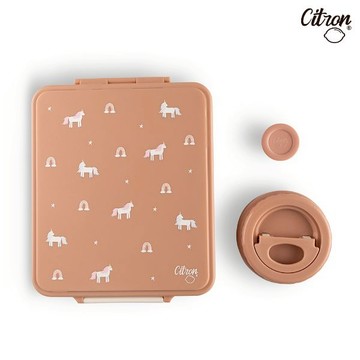 杜拜Citron 餐盒三件組_彩虹獨角獸