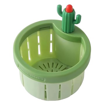 蘿林嚴選 仙人掌水槽過濾籃 綠色  1入  1個