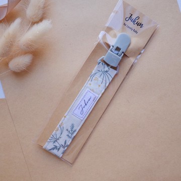 夏日小花口水夾鱷魚夾奶嘴鍊