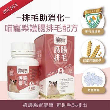 🔥LINE限定優惠🔥只要$666‼️順順順‼️【威旺WeWant】喵寵樂-護腸排毛配方 60g/罐| 貓咪腸胃保養 貓腸胃 健康排毛 專利配方 洋車前子 適口性佳 專利配方