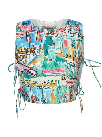 Alessandro Enriquez Cafã De Flore Multicolor Tank Top