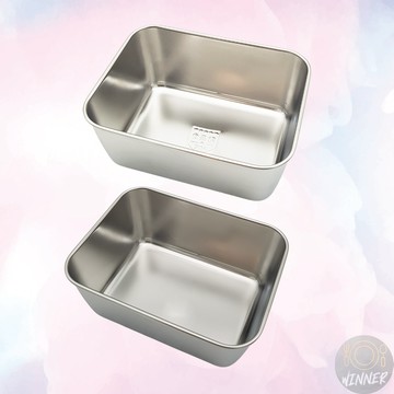不鏽鋼日式調味內盒【Winner】304不銹鋼盒 304料理盒 小方盒 備料盒 不銹鋼盒 304不鏽鋼調味內盒 調味內盒