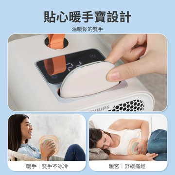 PHILIPS 迷你暖手寶陶瓷遙控電暖器/暖氣 AHR2124FM
