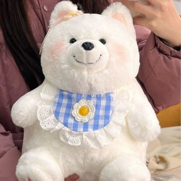 ⭐限時下殺🔥超大薩摩耶小狗耶耶毛絨玩偶抱枕公仔可愛周邊生日男生禮物送女生