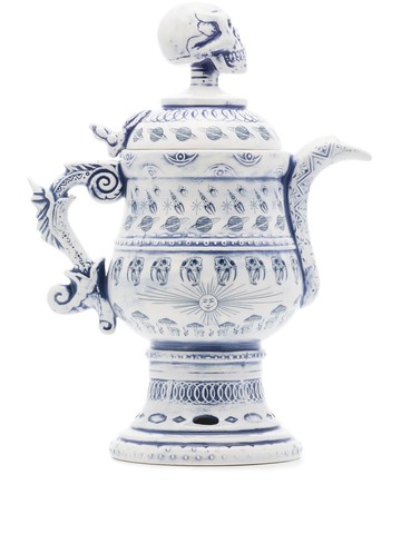 Neighborhood - x Dr. Woo Booze incense chamber - men - ceramic - One Size - BLUE