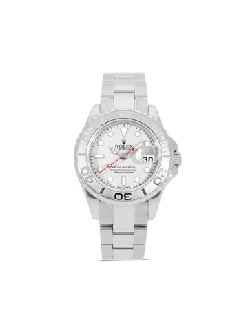 Rolex - 2005 pre-owned Yacht-Master 29mm - unisex - Sapphire Crystal/stainless steel/Platinum - One Size - Silver