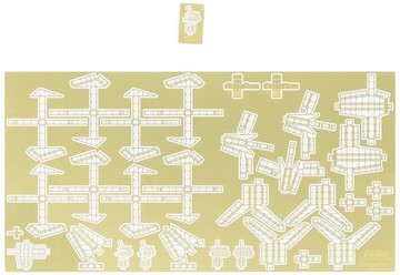 Fujimi 1/3000 naval port Gup1 collect naval port common etching parts