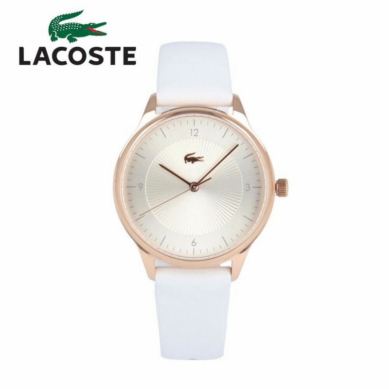 LACOSTE ラコステ 2001070 ホワイト レザー ウォッチ 腕時計 LACOSTE ラコステ腕時計 レディース クオーツ アナログ 3針