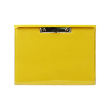 連勤LAN CHYN PVC多功能透明封面套板夾/LC-2006/黃