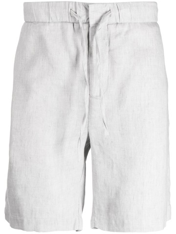 Frescobol Carioca - Felipe linen-cotton shorts - men - Linen/Flax/Cotton - 30 - Grey