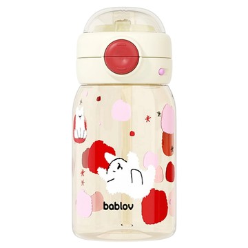 bablov 花伴森 小不點雙飲兒童水壺 PPSU  慵懶汪汪  1個  640ml