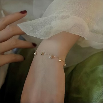 手鍊 手環 珍珠手鍊 女生手鍊 銀手環 銀飾 銀手鏈 手鍊女 珍珠手環  081