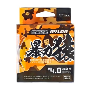 AMiKA 暴力猿 微量碳纖分子 超耐磨釣線 路亞  0.385mm  1個  5.0號
