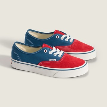 Authentic 藍色/紅色滑板鞋