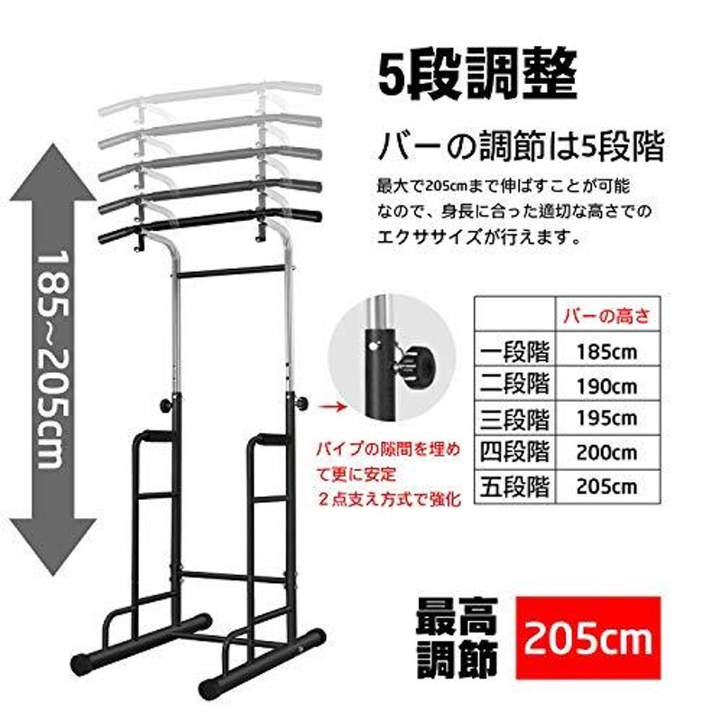 BangTong&Li ぶら下がり健康器 スリム ぶらさがり マルチジム 懸垂