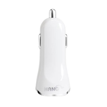 HANG H321 PD+QC4.0 30W雙孔車充-白+MyStyle 二出三 6用型快充線-白