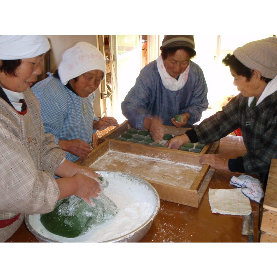 田舎餅セット20個入（よもぎ餅10個白餅10個）