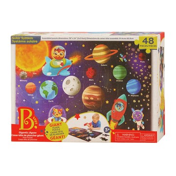 B.toys 滿地拼圖  48片  1盒  太陽系點名