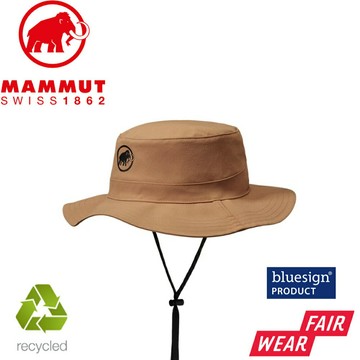 【MAMMUT 長毛象 Runbold Hat 防曬透氣漁夫帽《黏土棕》】1191-04614/休閒帽/防曬帽/遮陽帽