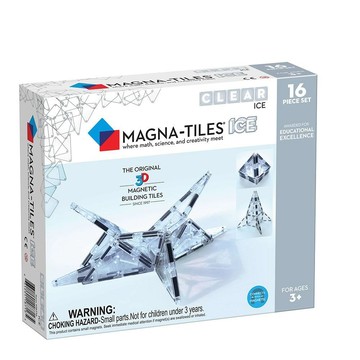 STEAM積木 Magna-Tiles 冰磚磁力積木16片