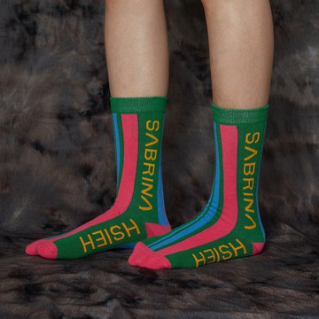 LIFEBEATxSABRINA HSIEH聯名印花棉襪