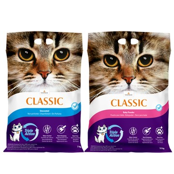 Intersand 【3入組】加拿大 PLUS E Classic 凝結貓砂 7kg 兩種香味可選