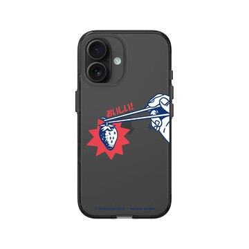 iPhone 16 Clear (相機按鈕) 酷墨灰 - Paiheme Studio - 草莓零食