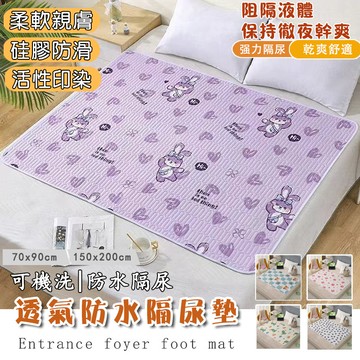 【買一送一】防水隔尿墊 護理墊 姨媽墊 防滑床墊 生理墊 小孩隔尿墊 可機洗 溢奶墊 寵物墊 看護墊 老年人護理墊 尿墊