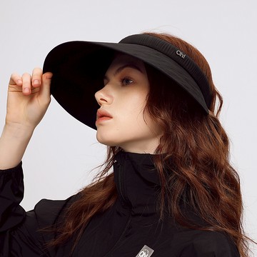 Ohsunny 女士抗UV太陽帽大簷防紫外線戶外防曬遮陽帽泡芙帽 UPF50+
