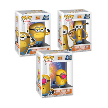 *【FUNKO】神偷奶爸4 Mega Minion公仔-戴夫/梅爾/提姆