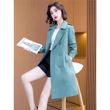 杭州意法風衣外套女款2025新款開春秋今年流行爆款中長款高端大衣