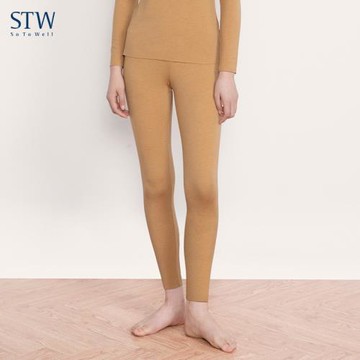 STW德絨發熱秋褲女士內穿保暖褲加絨加厚棉線褲無痕單件打底襯褲