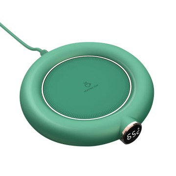 USB 三段式溫控調整冷涷暖流保溫杯墊/ 保溫杯座-綠色