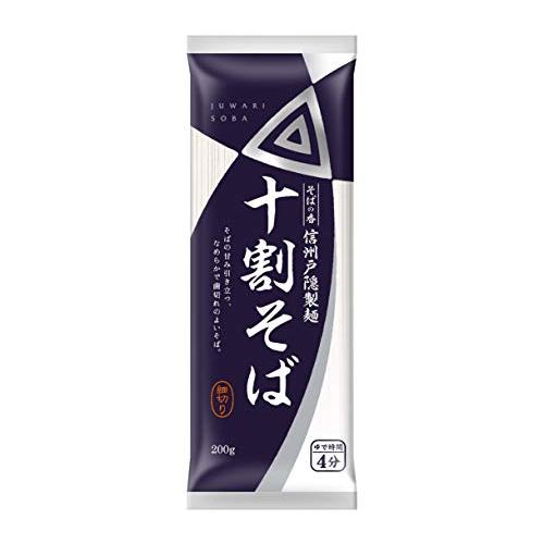 日清 そばの香 信州戸隠製麺 十割そば 200g ×5袋