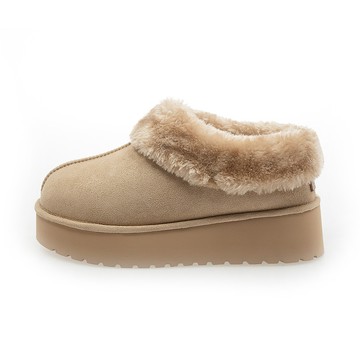 ABC SELECT 女鞋 PLAT SABO 5 麂皮 保暖 厚底雪靴 毛毛靴 休閒鞋  A450301022