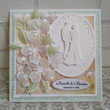 為兒子和兒媳定制的結婚賀卡