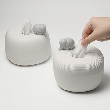 【WUZ屋子】QUALY 鵝卵石衛生紙盒S-共4款