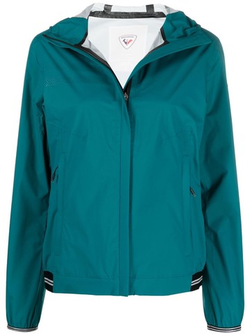 Rossignol - hooded zip-up jacket - women - Polyamide - XS - Green