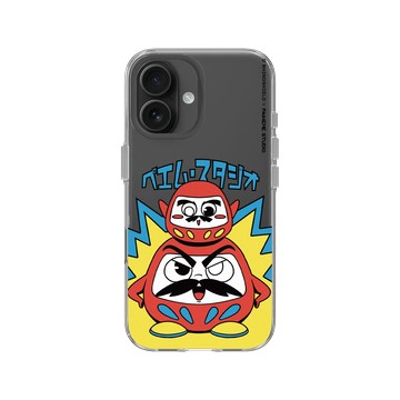 iPhone 16 Clear Case（相機按鈕） 透明 - Paiheme Studio - Daruma Family
