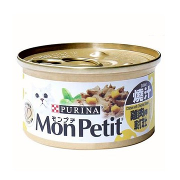 [COSCO代購6] D120405 Mon Petit 貓倍麗 香烤嫩雞拌巧達起司主食罐 85公克 X 24入