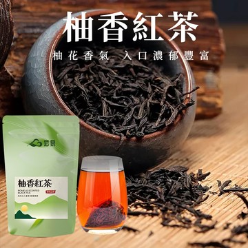 【本草養生】柚香紅茶｜一袋10入 x 多包優惠｜花蓮赤科山特產🌿｜7分茶香、3分柚花｜淡雅甘醇 × 香韻交織｜三角茶包