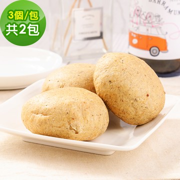 i3微澱粉-低糖好纖手工麵包-乳酪小餐包6顆(271控糖配方 麵包 高蛋白)
