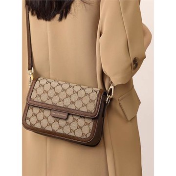 Viney包包2025新款秋冬潮女包斜挎小方包通勤休閑復古腋下單肩包